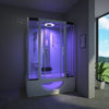 Luxus LED Komplettdusche +Badewanne Kombi 135x80 Fertigdusche Dusche Duschkabine