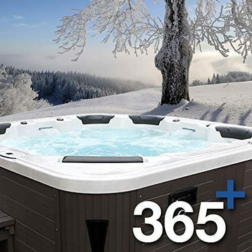 XXL Luxus SPA LED Whirlpool 215x215 Farblicht Outdoor Indoor Pool 5-Personen v2