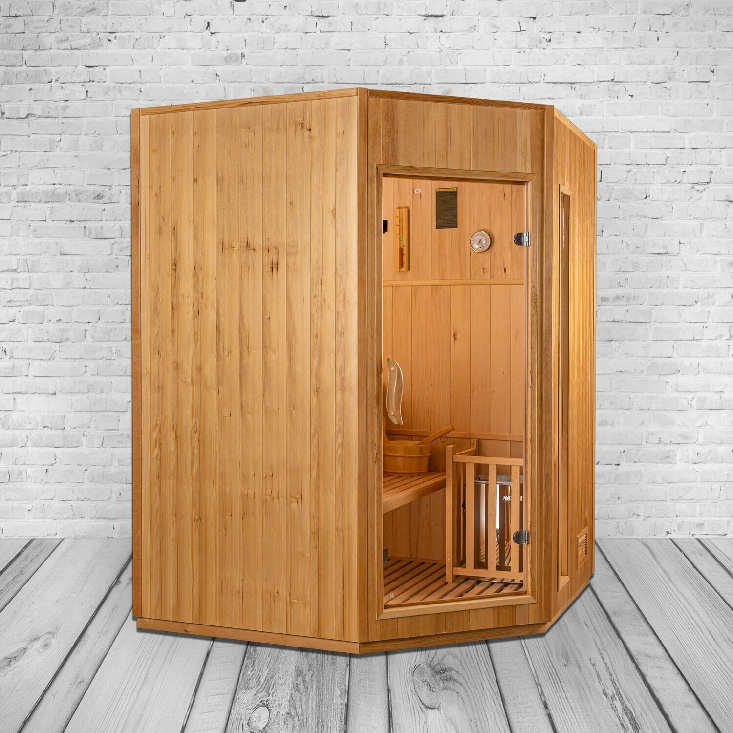 XXL Luxus Finnische Sauna SET Sauna inkl. Harvia Saunaofen 3 Pers. 2024 Neu WOW!