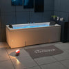 XXL Luxus LED Whirlpool Badewanne SET 170x75cm+Hydrojet Eckwhirlpool Modell 2024