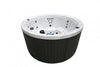 XXL Luxus LED Whirlpool 208x208cm SPA Hot Tub Ozon Outdoor+Indoor 4 Personen NEU