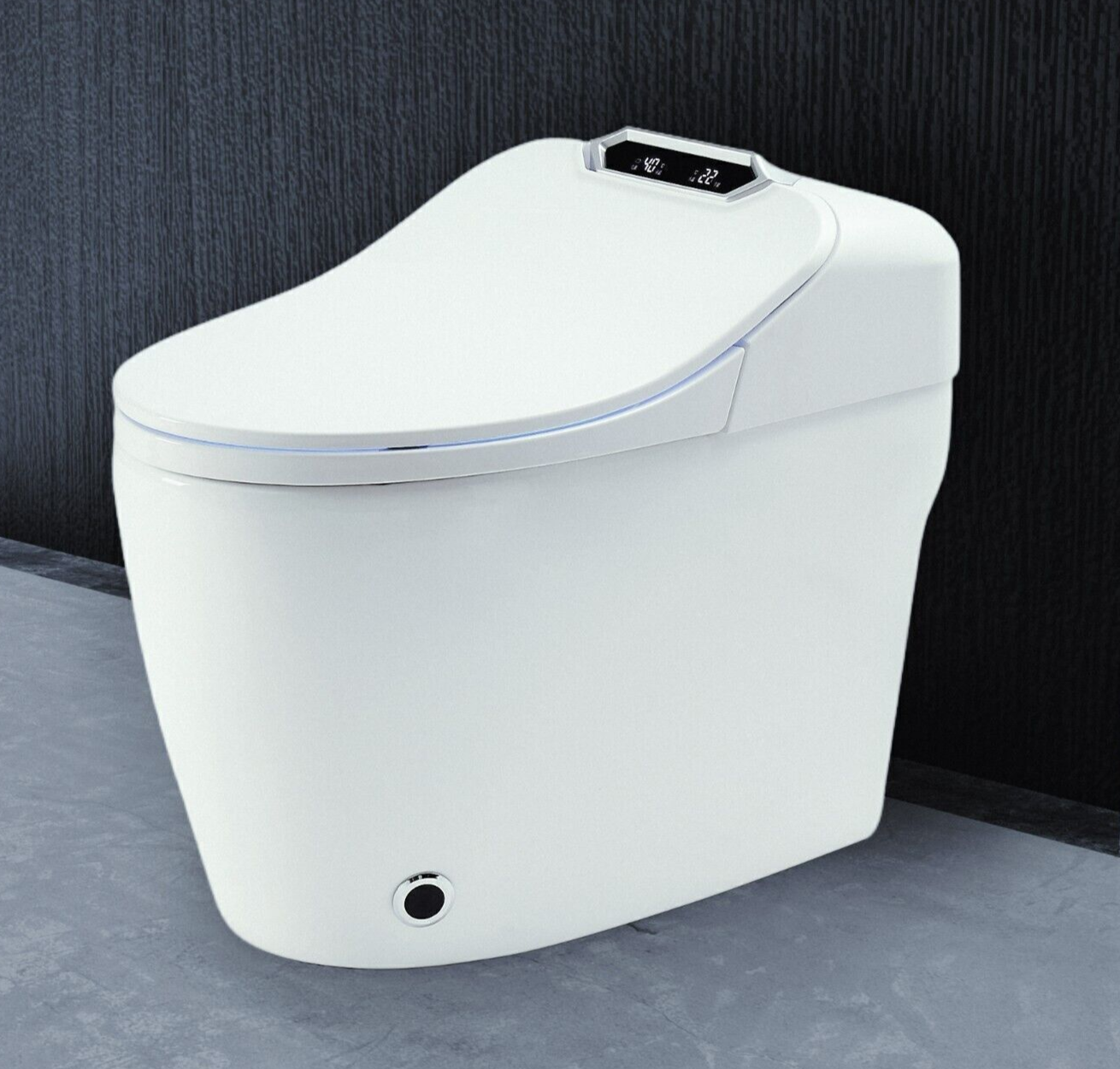 Luxus LED Dusch-WC Automatik Toilette Smart Toilet WC Beheizbar Anal Dusche+Fön d