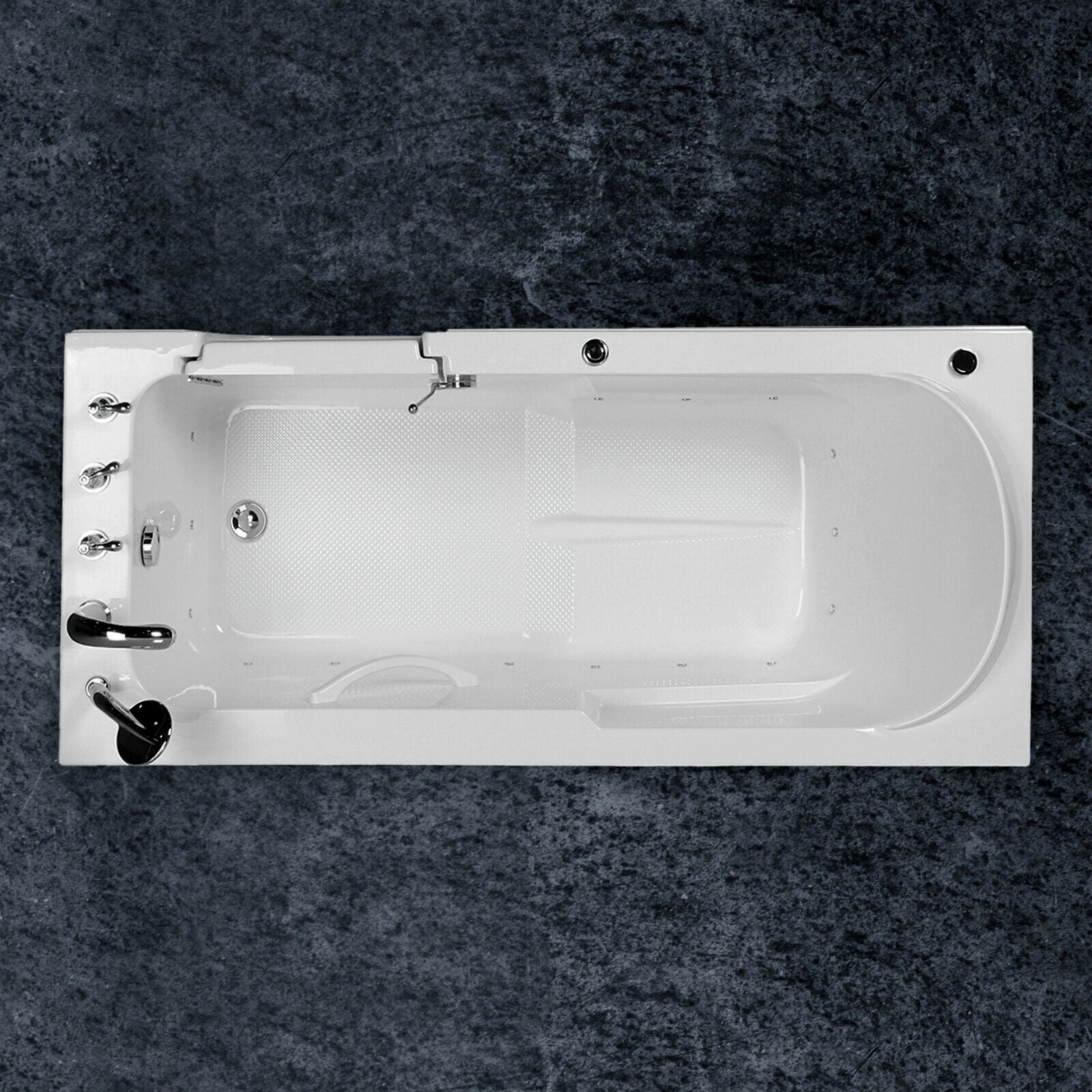 Luxus Tür Seniorenbadewanne Senioren Whirlpool Badewanne 170x75cm Modell 2024 g