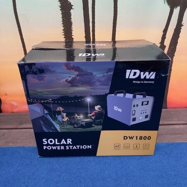 Premium MEGA Solar Powerstation 1800W / 1380Wh Stromspeicher-Generator Inverter