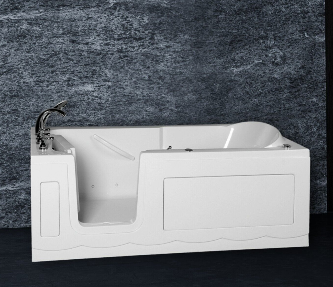 Luxus Tür Seniorenbadewanne F1 Whirlpool Senioren Badewanne 150x75 cm Modell 2024