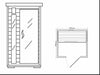 XXL Luxus LED Infrarotsauna Infrarotkabine-Wärmekabine 90x90x190 cm Sauna Ozon v2