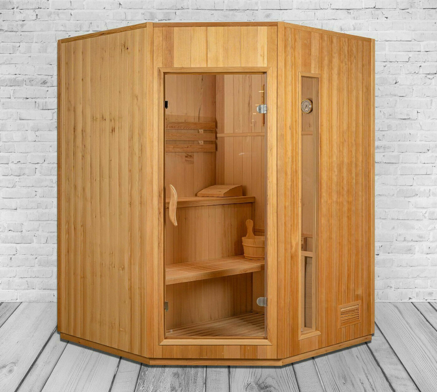 XXL Luxus Finnische Sauna SET Sauna inkl. Harvia Saunaofen 3 Pers. 2024 Neu WOW!